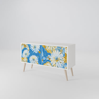 DAISY LUXE Móvel de TV Compacto de 2 Portas