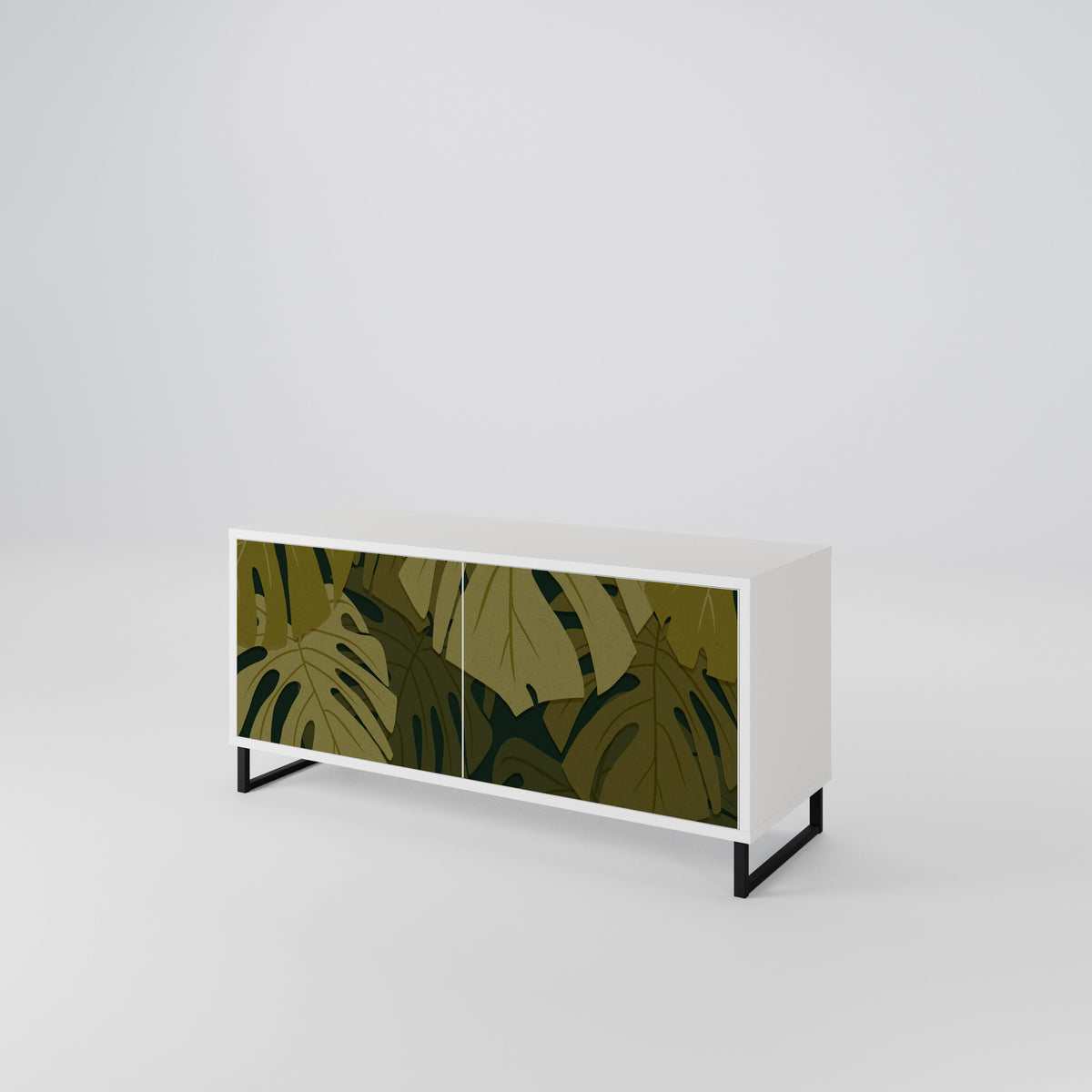 TROPICAL BEAUTY Móvel de TV Compacto de 2 Portas