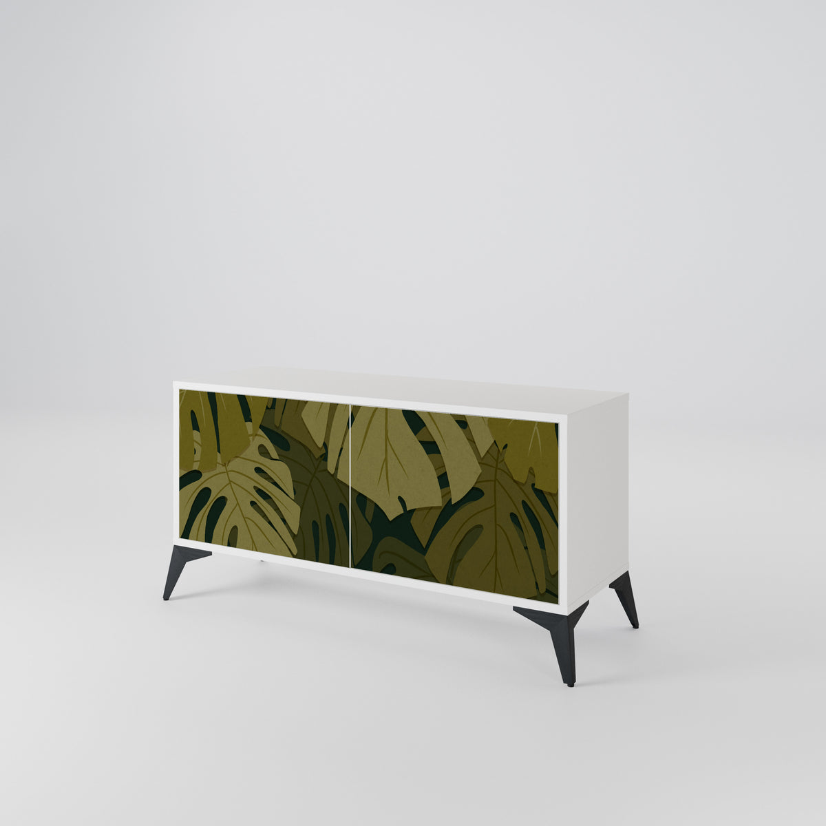 TROPICAL BEAUTY Móvel de TV Compacto de 2 Portas