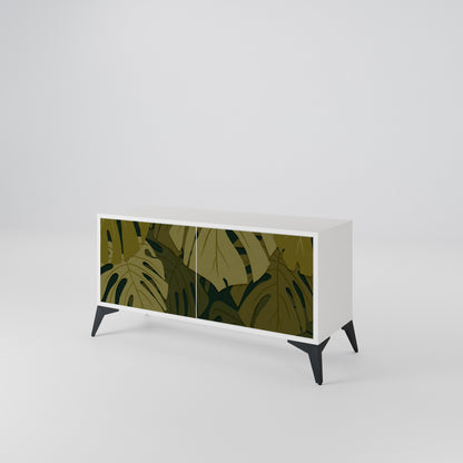 TROPICAL BEAUTY Móvel de TV Compacto de 2 Portas