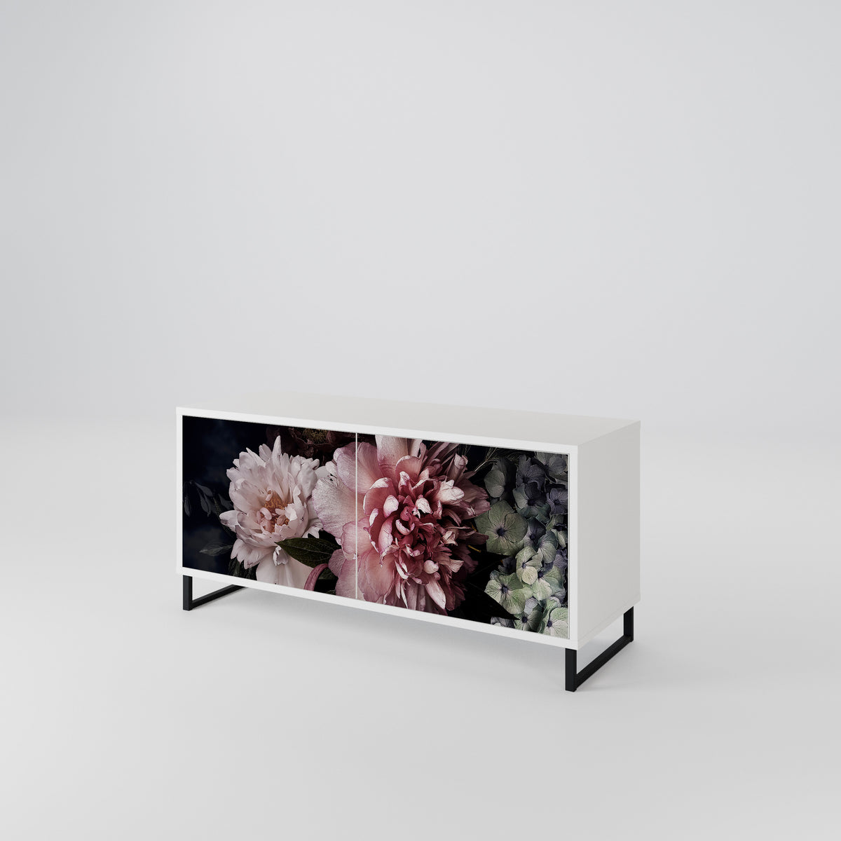 PURE BLOSSOM Móvel de TV Compacto de 2 Portas