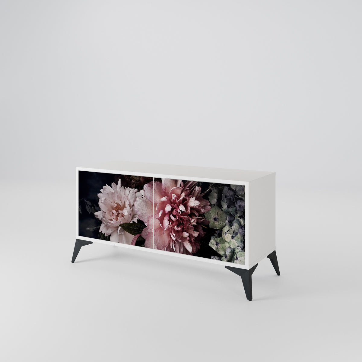 PURE BLOSSOM Móvel de TV Compacto de 2 Portas