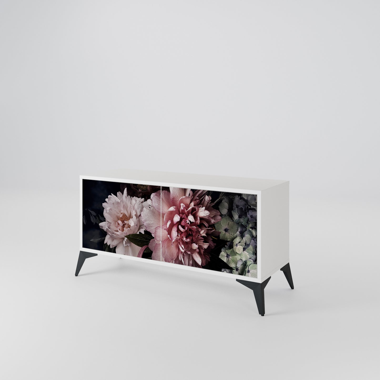 PURE BLOSSOM Móvel de TV Compacto de 2 Portas