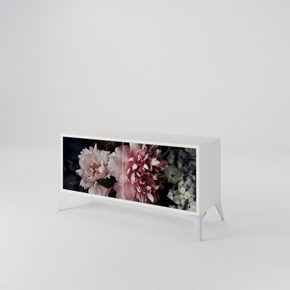 PURE BLOSSOM Móvel de TV Compacto de 2 Portas