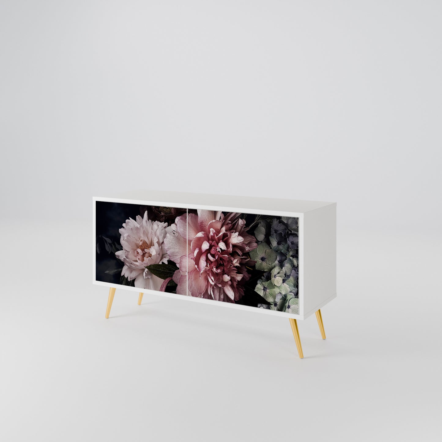 PURE BLOSSOM Móvel de TV Compacto de 2 Portas