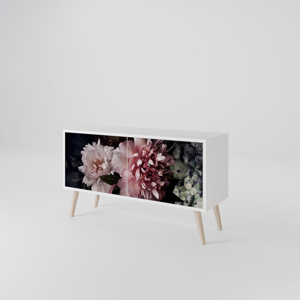 PURE BLOSSOM Móvel de TV Compacto de 2 Portas