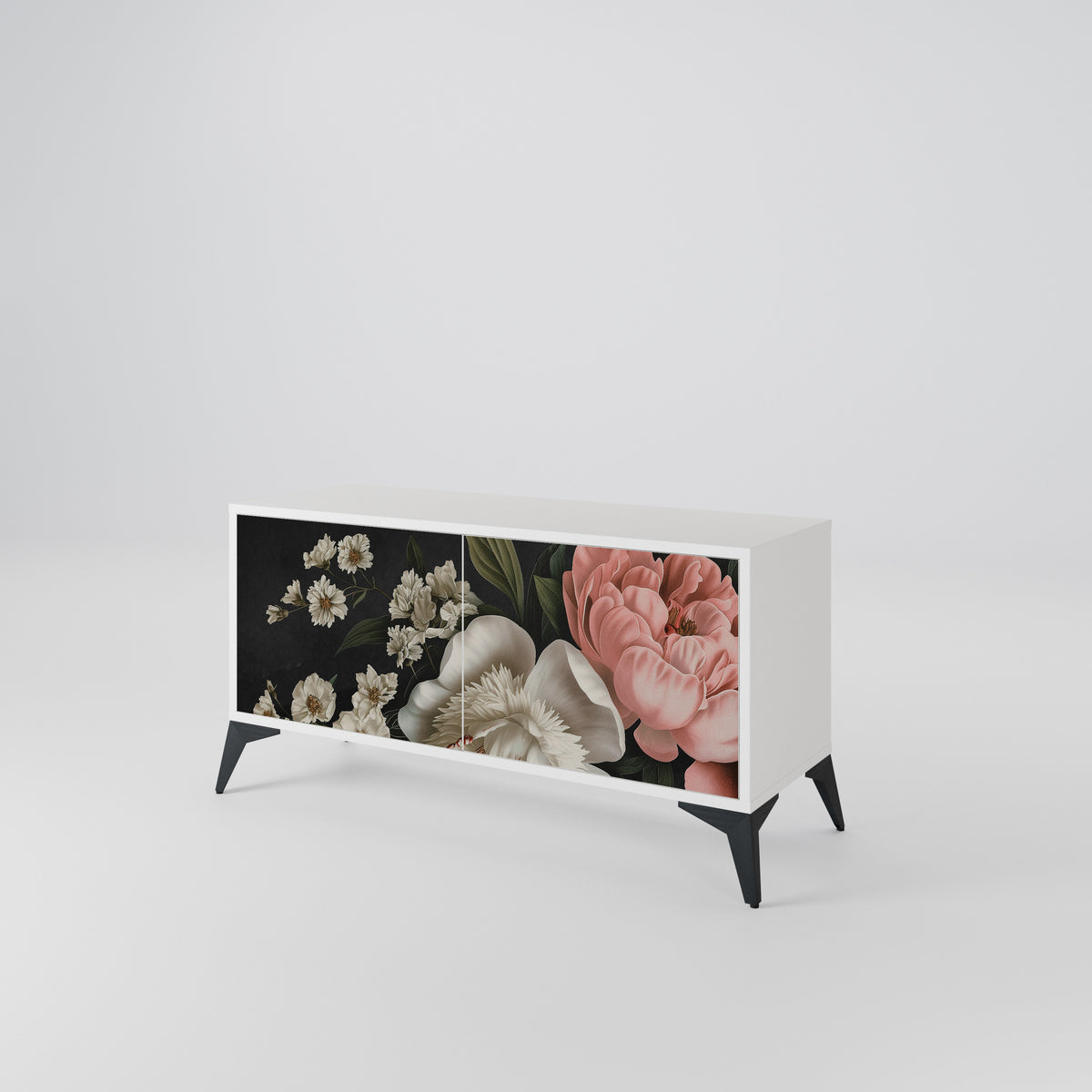 LUSH ELEGANCE Móvel de TV Compacto de 2 Portas