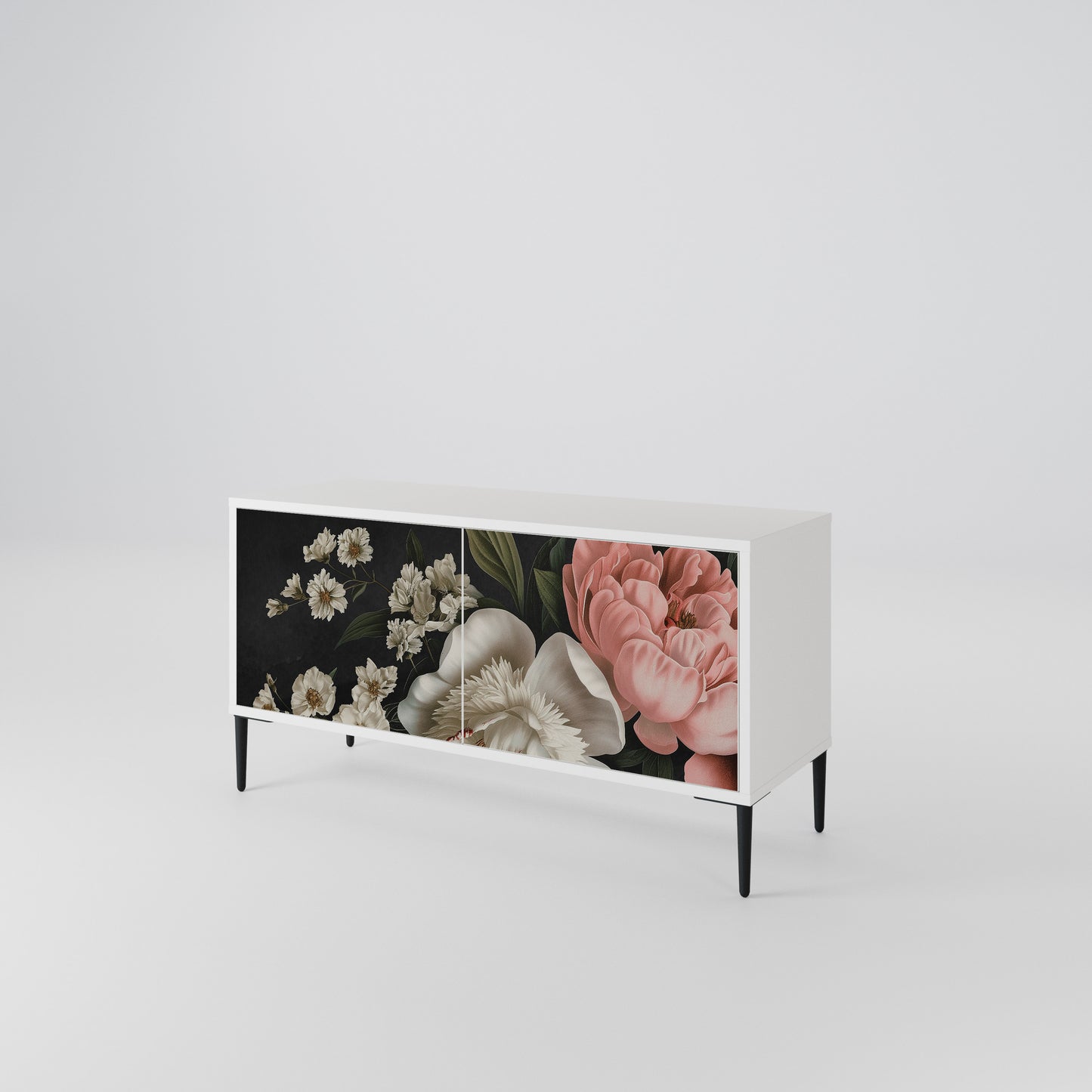 LUSH ELEGANCE Móvel de TV Compacto de 2 Portas
