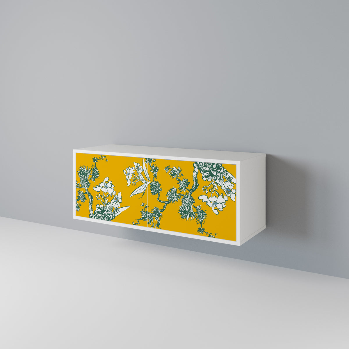 YELLOW CHINOISERIE Móvel de TV Compacto de 2 Portas