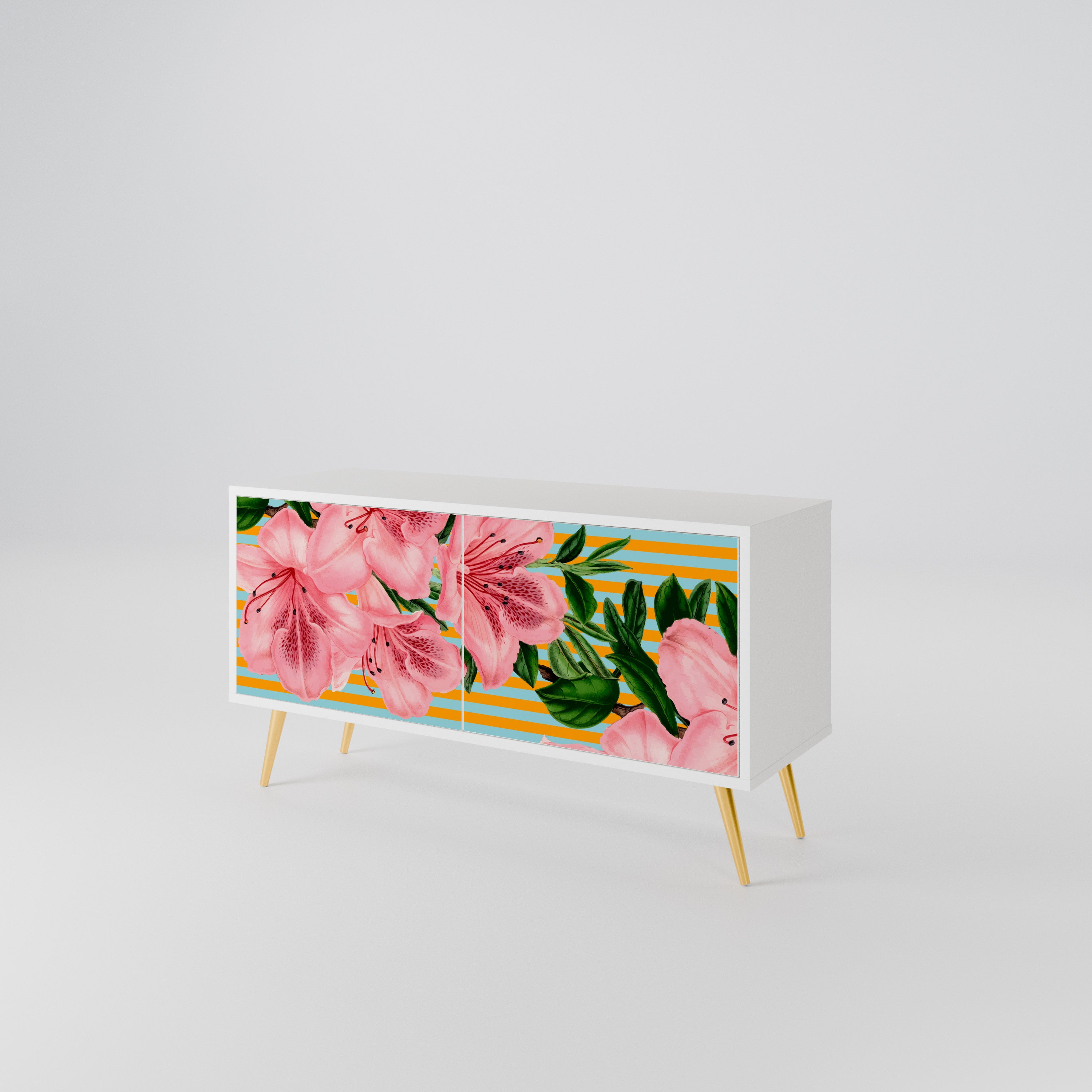 FRAGILE BEAUTY Compact 2-Door TV Cabinet