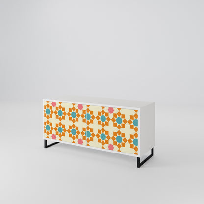 FLORAL DECOR Móvel de TV Compacto de 2 Portas