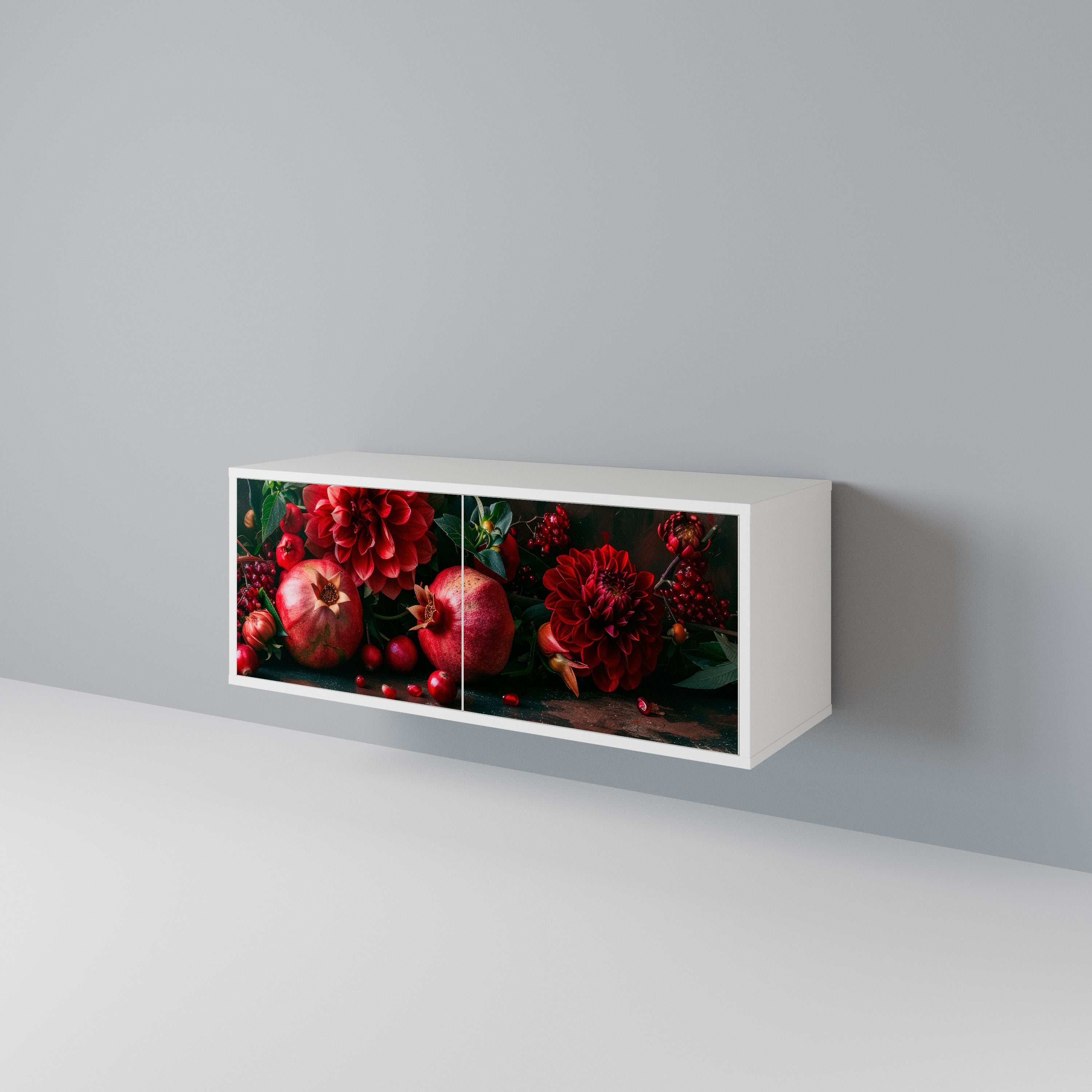 DAHLIAS AND POMEGRANATES Móvel de TV Compacto de 2 Portas