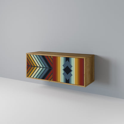 INDIGENOUS ZIGZAG Móvel de TV Compacto de 2 Portas