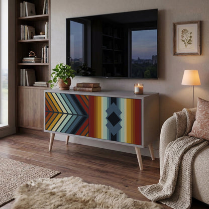 INDIGENOUS ZIGZAG Móvel de TV Compacto de 2 Portas