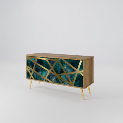 THE LABYRINTH OF GOLD Móvel de TV Compacto de 2 Portas