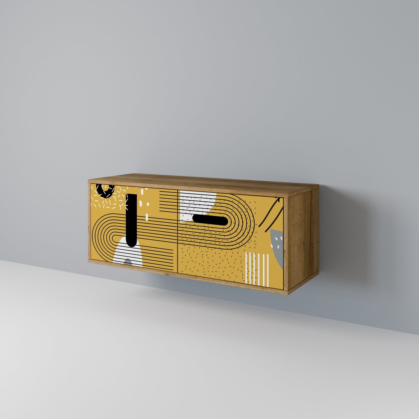 SHAPESHIFT SYMPHONY Móvel de TV Compacto de 2 Portas