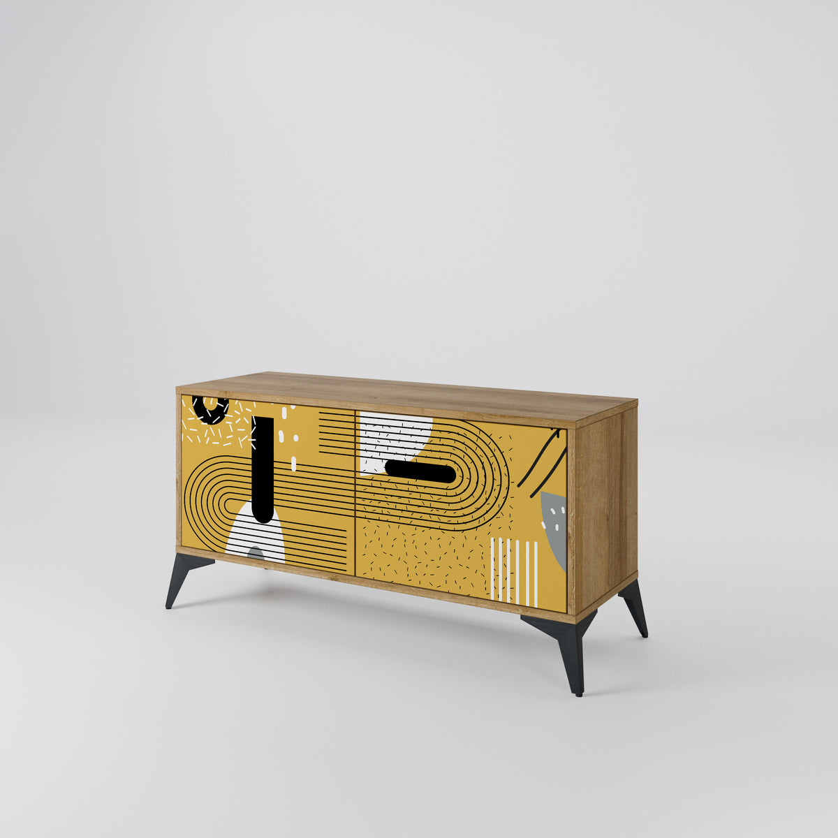 SHAPESHIFT SYMPHONY Móvel de TV Compacto de 2 Portas