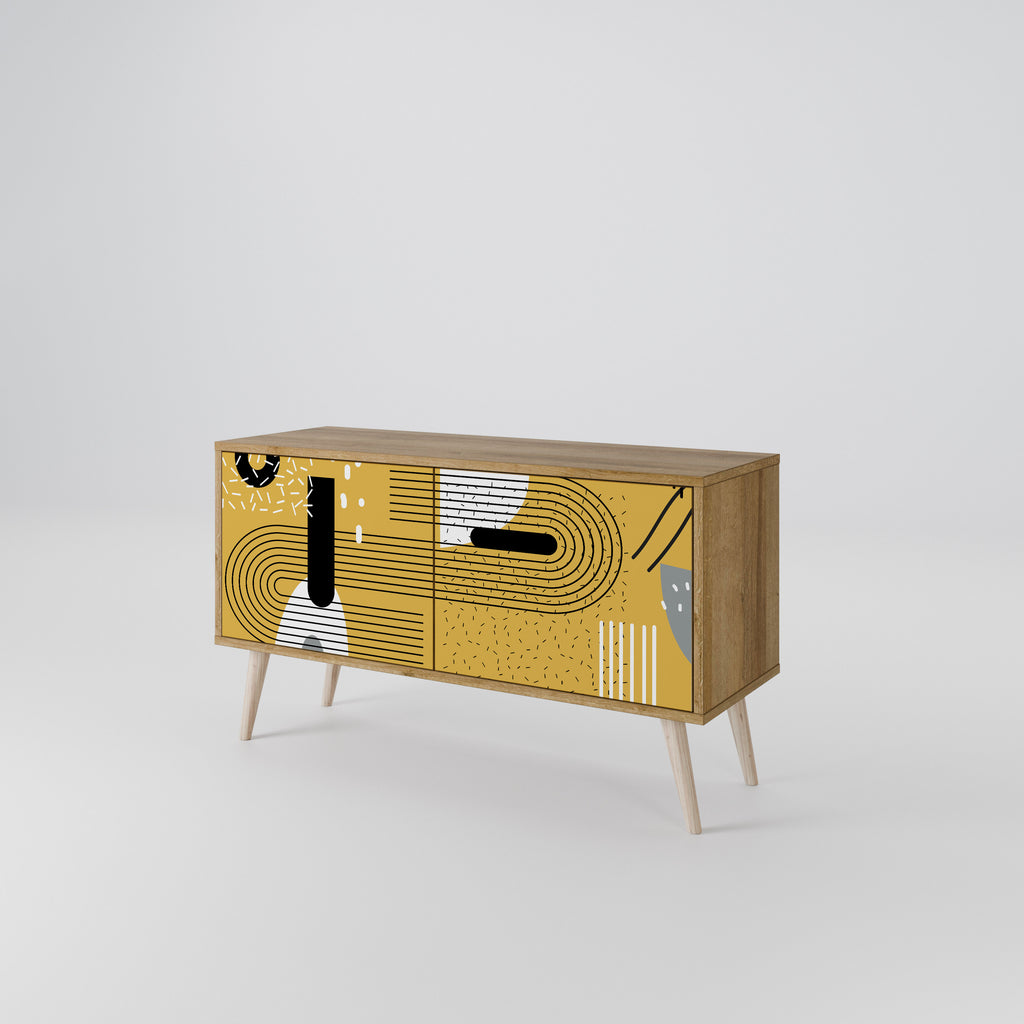 SHAPESHIFT SYMPHONY Móvel de TV Compacto de 2 Portas