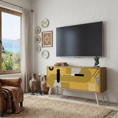 SHAPESHIFT SYMPHONY Móvel de TV Compacto de 2 Portas