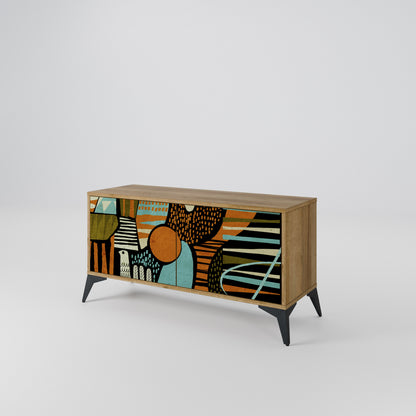 GEODE GLIMMER Móvel de TV Compacto de 2 Portas