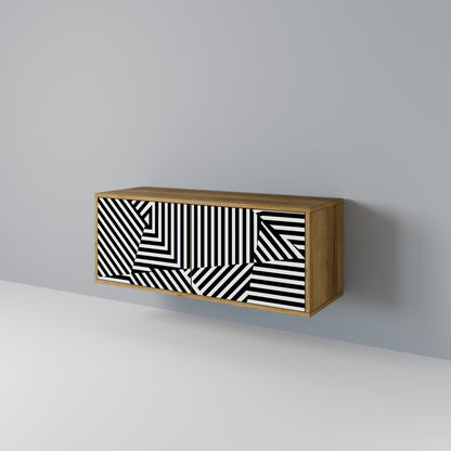 ILLUSIONARY LATTICE Móvel de TV Compacto de 2 Portas