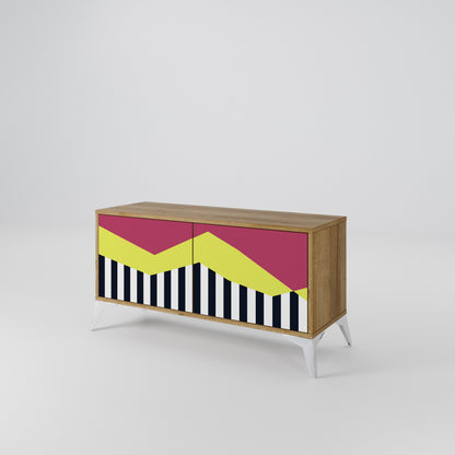 PIANO FANTASY Móvel de TV Compacto de 2 Portas
