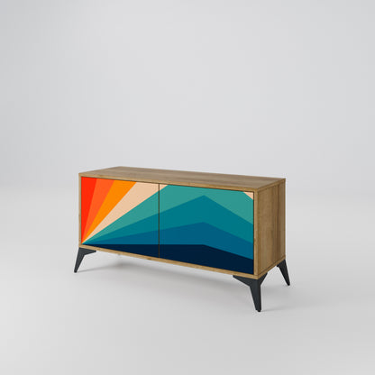 PRISM CONCUSSION Móvel de TV Compacto de 2 Portas