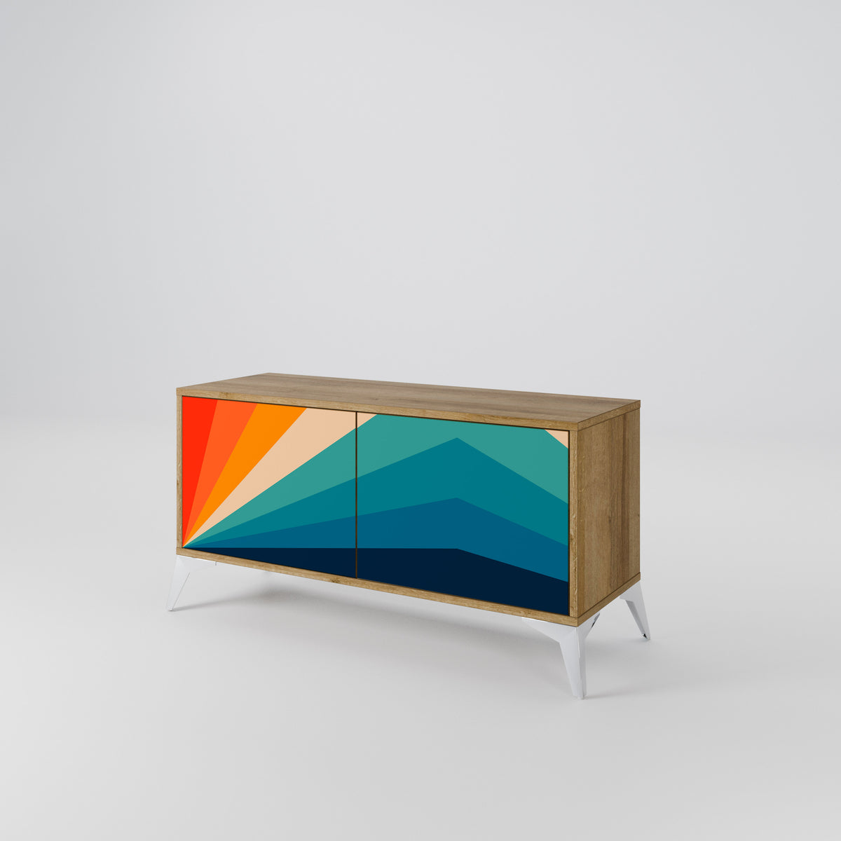 PRISM CONCUSSION Móvel de TV Compacto de 2 Portas