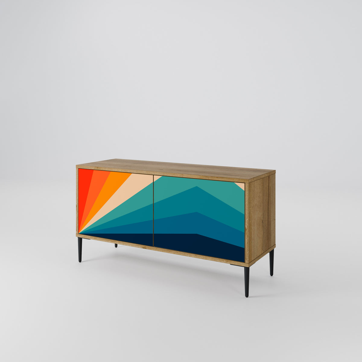 PRISM CONCUSSION Móvel de TV Compacto de 2 Portas