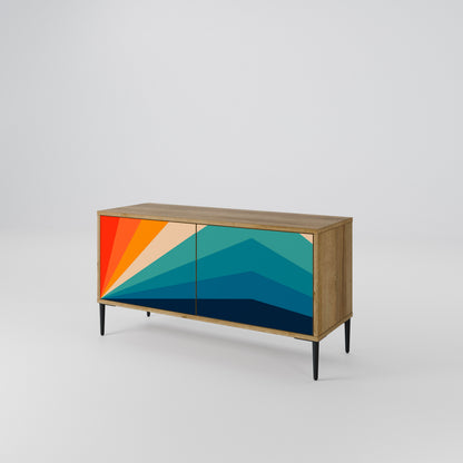 PRISM CONCUSSION Móvel de TV Compacto de 2 Portas