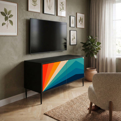 PRISM CONCUSSION Móvel de TV Compacto de 2 Portas