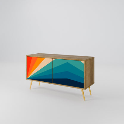 PRISM CONCUSSION Móvel de TV Compacto de 2 Portas