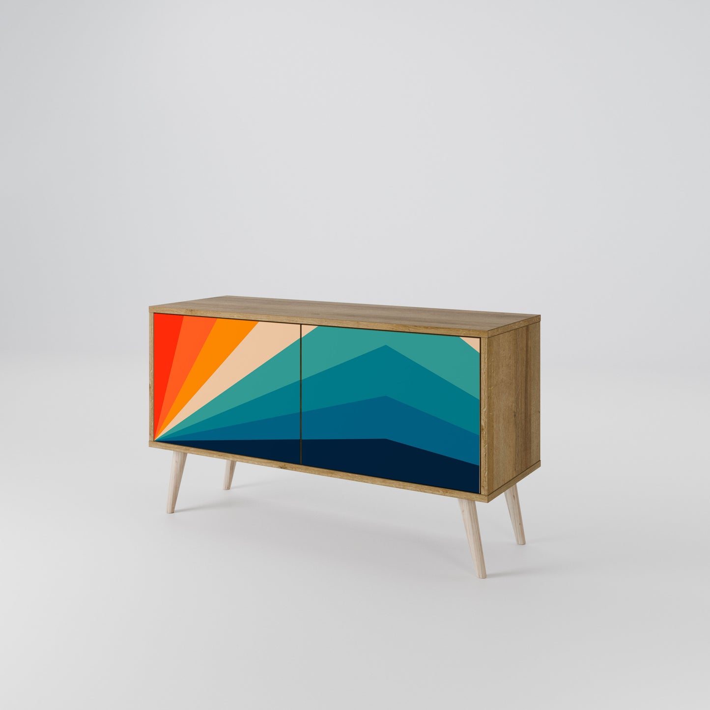 PRISM CONCUSSION Móvel de TV Compacto de 2 Portas