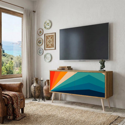 PRISM CONCUSSION Móvel de TV Compacto de 2 Portas
