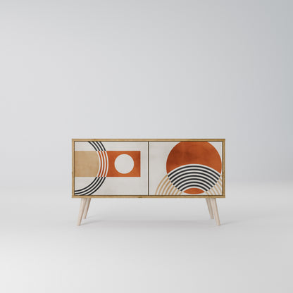 SPACE AROUND Móvel de TV Compacto de 2 Portas