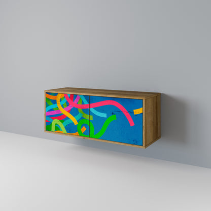 STREAMER TANGLE Móvel de TV Compacto de 2 Portas