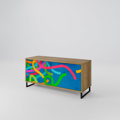 STREAMER TANGLE Móvel de TV Compacto de 2 Portas