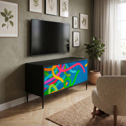STREAMER TANGLE Móvel de TV Compacto de 2 Portas