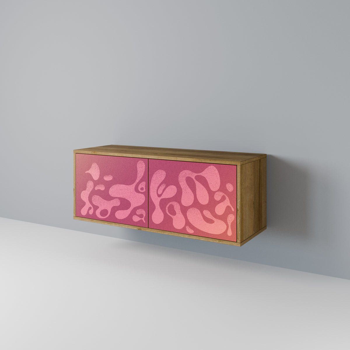 IRREGULAR PINK Móvel de TV Compacto de 2 Portas