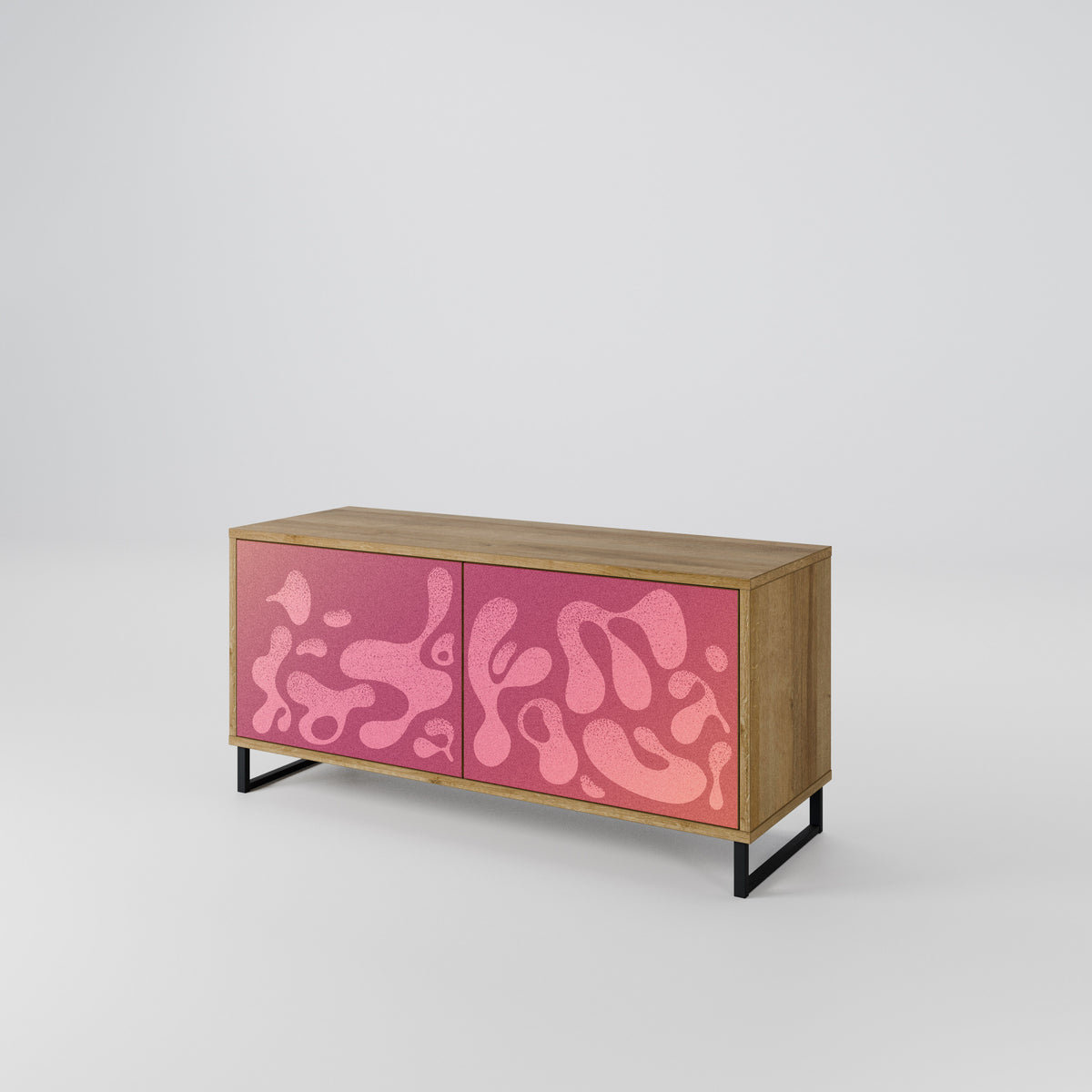 IRREGULAR PINK Móvel de TV Compacto de 2 Portas