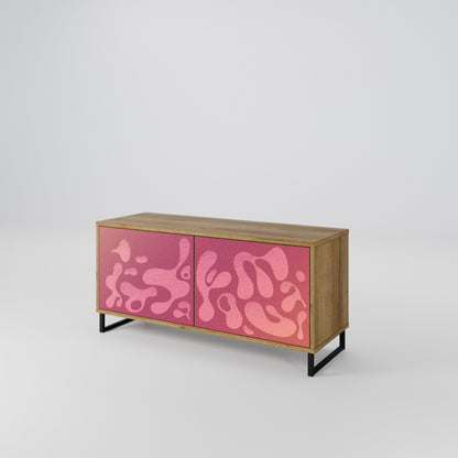 IRREGULAR PINK Móvel de TV Compacto de 2 Portas