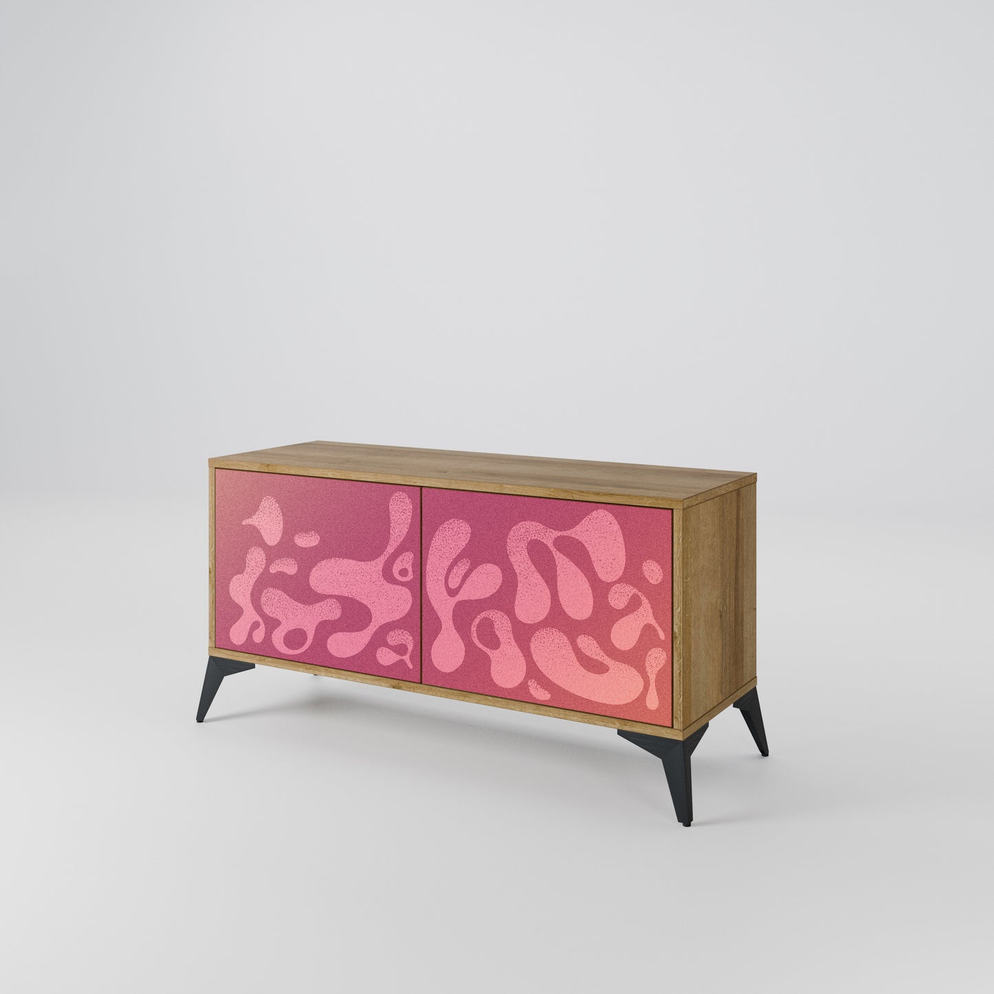 IRREGULAR PINK Móvel de TV Compacto de 2 Portas