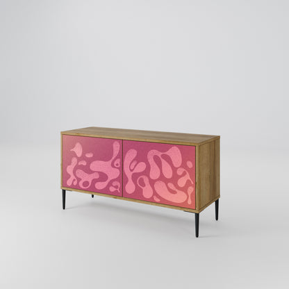 IRREGULAR PINK Móvel de TV Compacto de 2 Portas