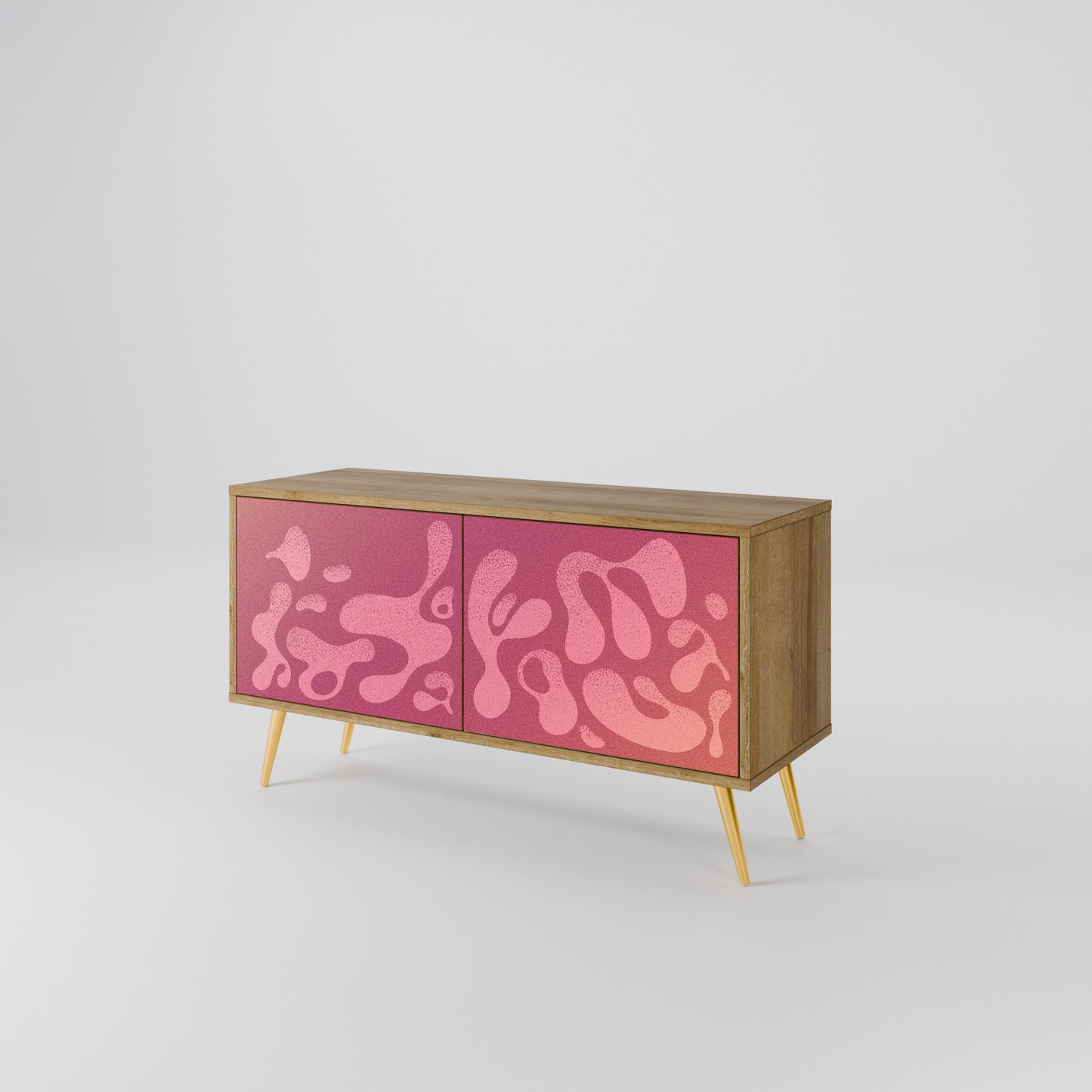 IRREGULAR PINK Móvel de TV Compacto de 2 Portas