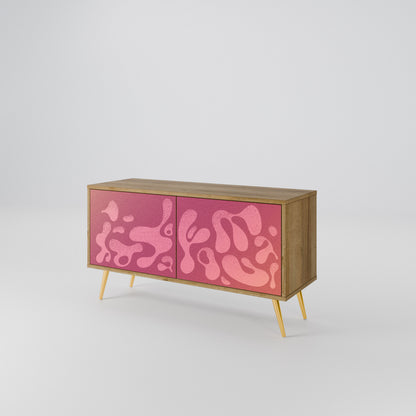 IRREGULAR PINK Móvel de TV Compacto de 2 Portas