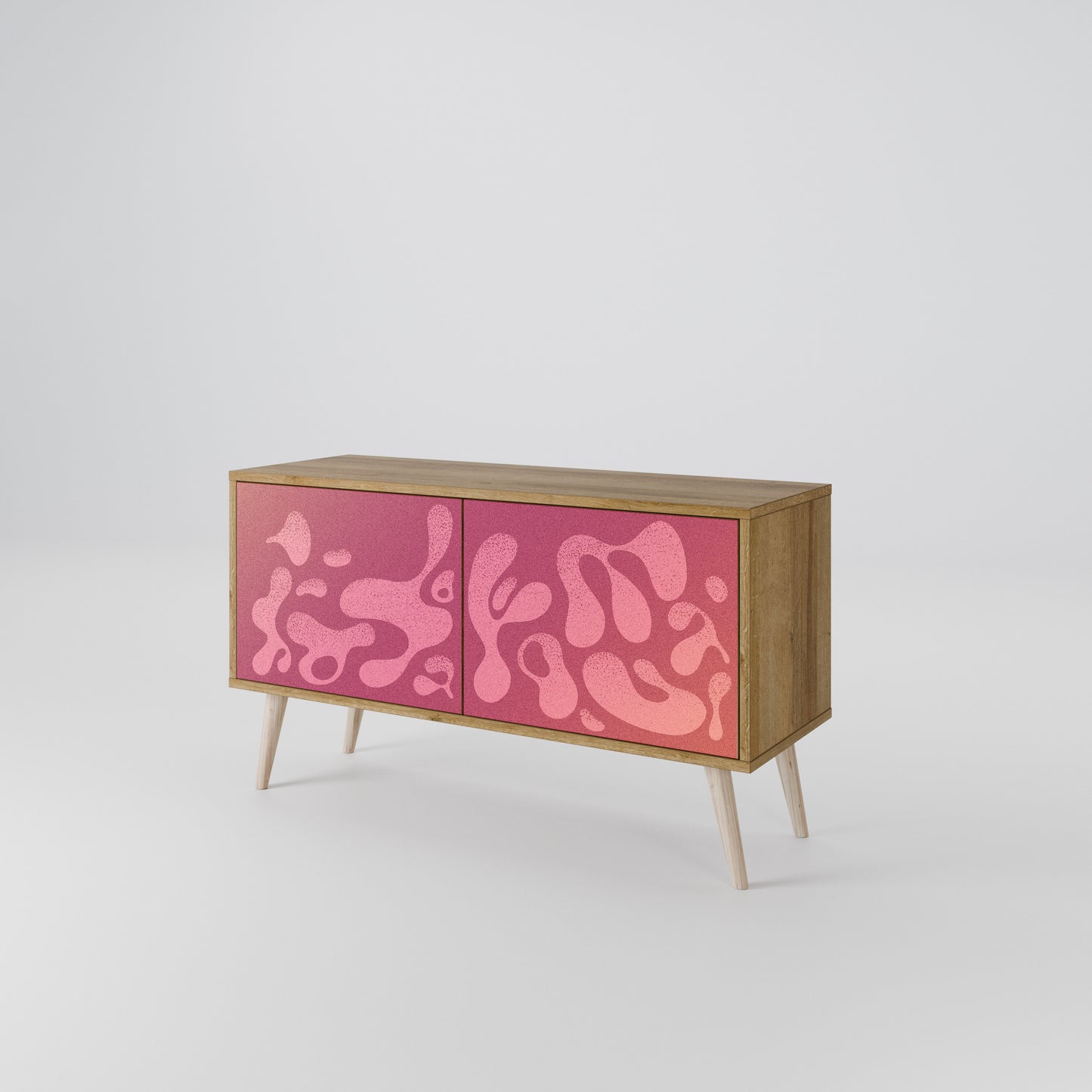 IRREGULAR PINK Móvel de TV Compacto de 2 Portas