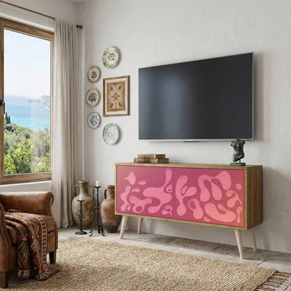 IRREGULAR PINK Móvel de TV Compacto de 2 Portas