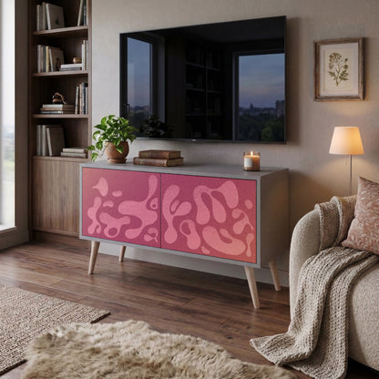 IRREGULAR PINK Móvel de TV Compacto de 2 Portas
