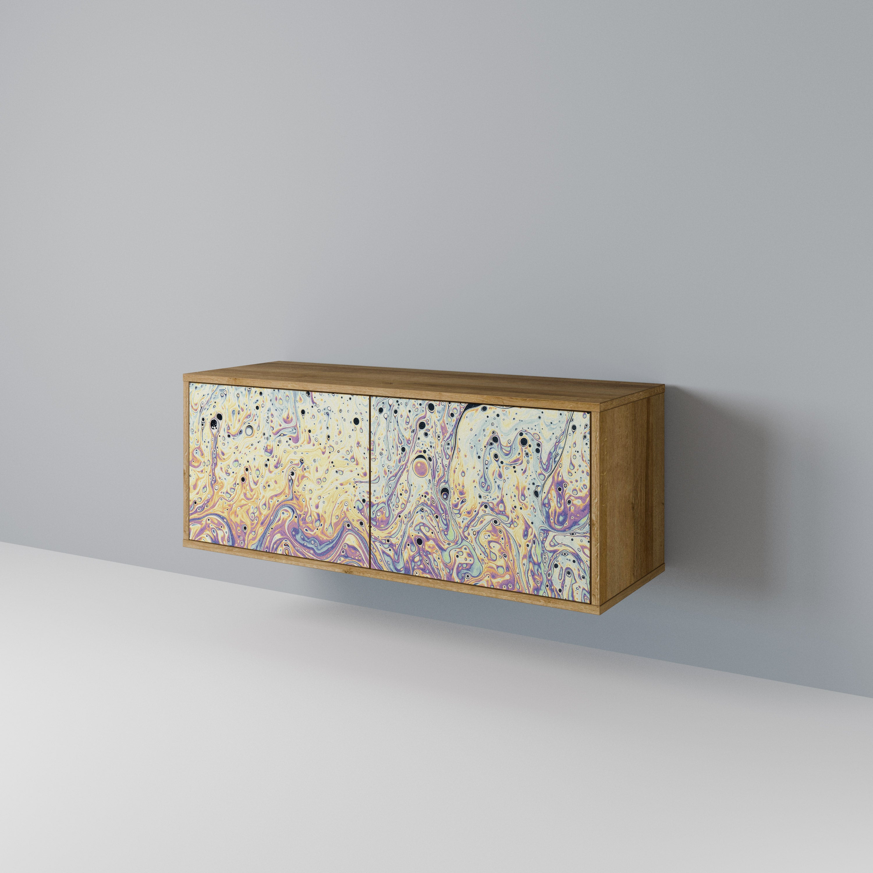 MOSAIC OF COLORS Móvel de TV Compacto de 2 Portas