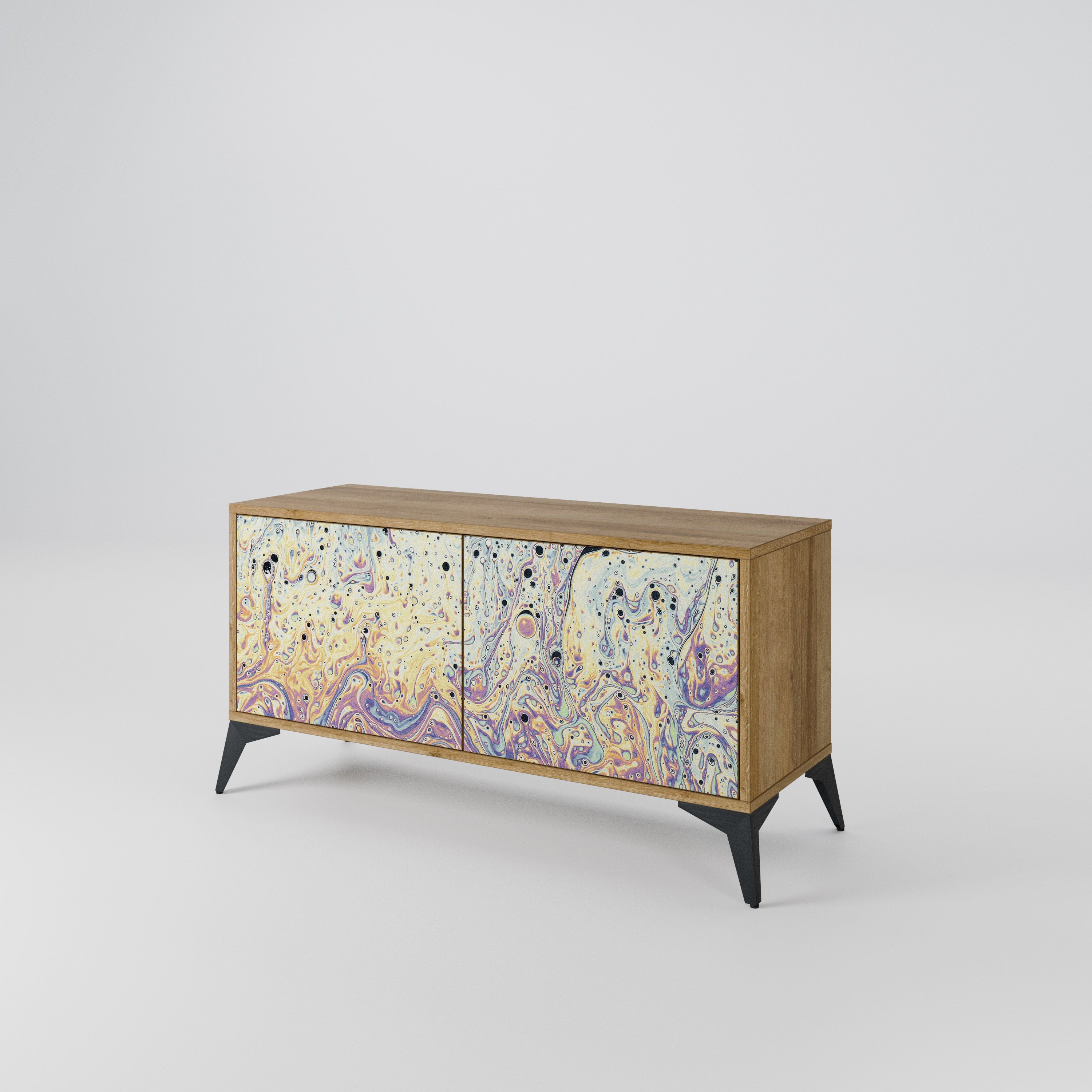 MOSAIC OF COLORS Móvel de TV Compacto de 2 Portas